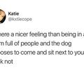 Is There A Nicer Feeling