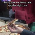 Thinks He Is Invisible